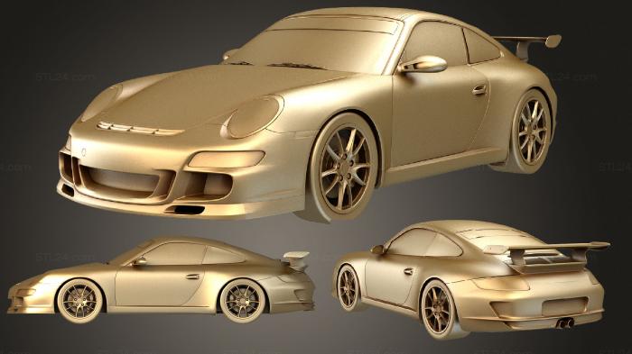 Vehicles (Porsche 997 GT3, CARS_3156) 3D models for cnc